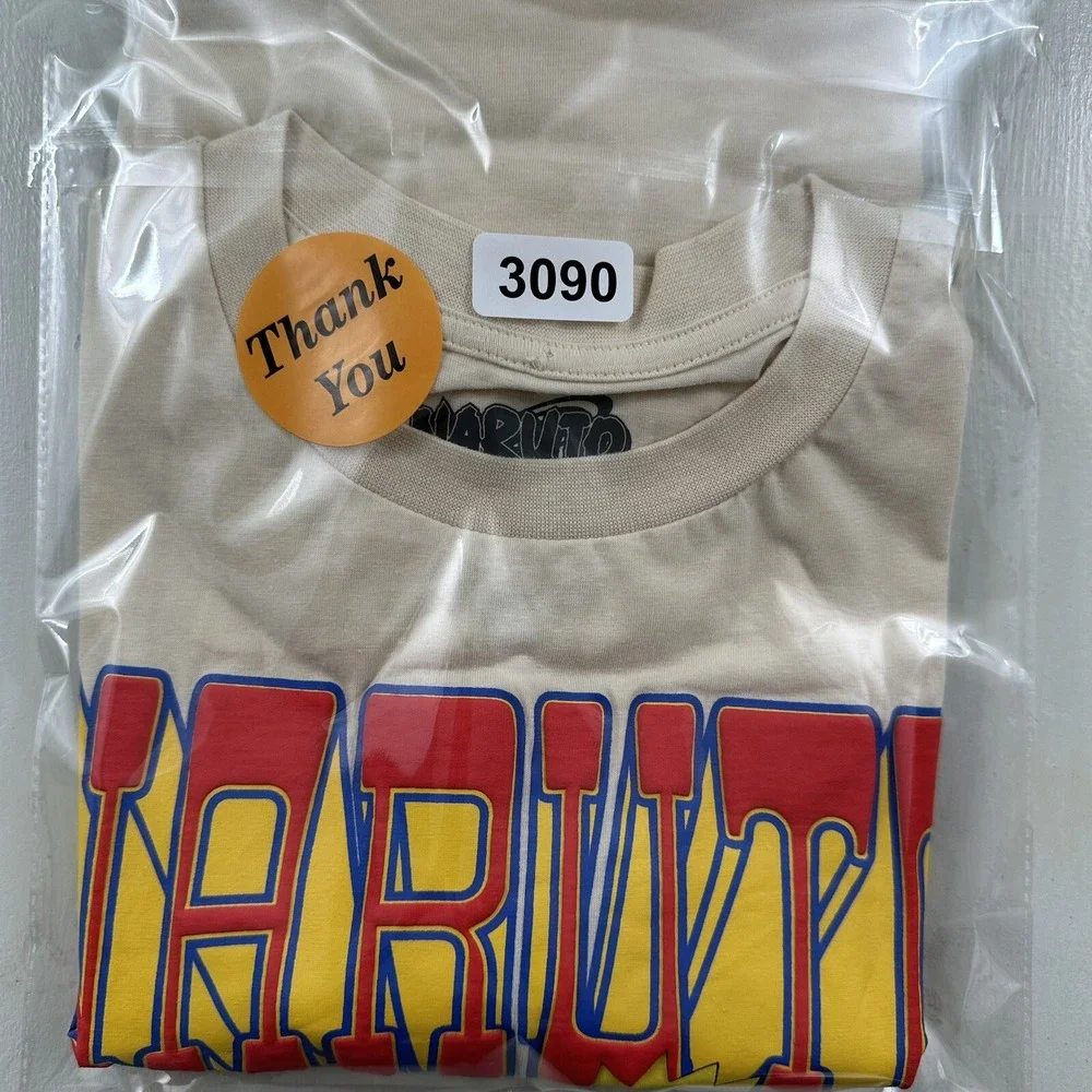 New Naruto 2002‎ Long Sleeve T-Shirt Boys XL Team 7 Kakashi Hidden Leaf Uzumaki